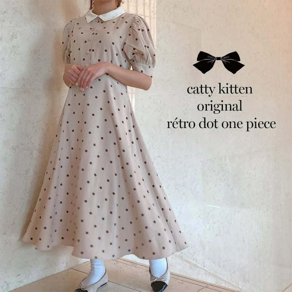 Catty Kitten レトロドットワンピース ワンピース Cattykittenのファッション通販 Patra Market