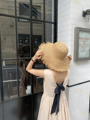 beach straw hat