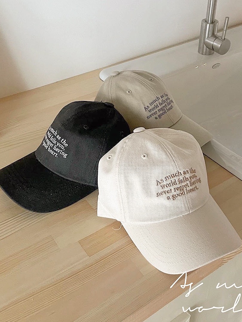 シンプルレターキャップ(帽子) | mytwilightのファッション通販 - PATRA MARKET