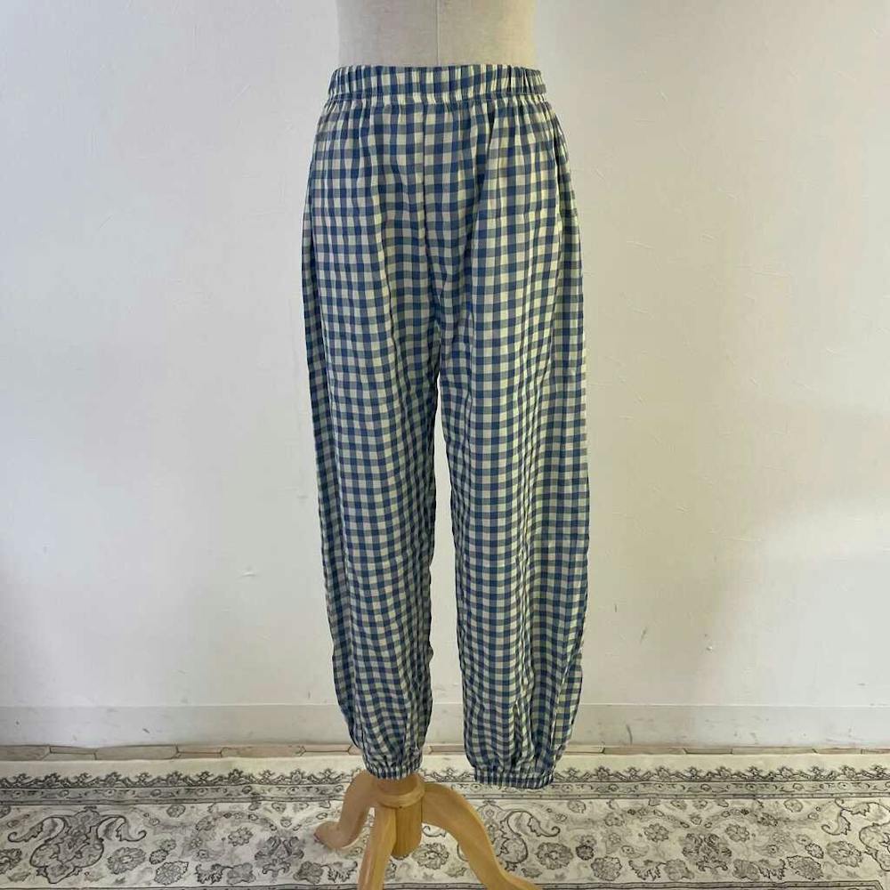 ginghamcheck pajamas pants (袋付き)の画像34枚目