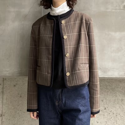 classic check jacket