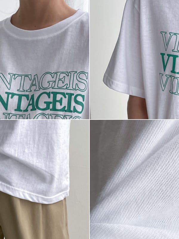【VINTAGEIS TEE】カジュアルロゴTシャツの画像12枚目