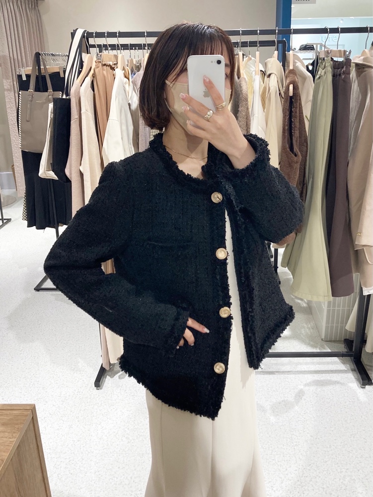no color tweed jacket(ジャケット) | powantoluneのファッション通販